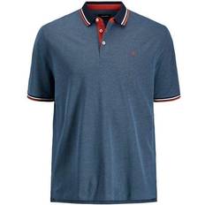 Polo Shirts Jack & Jones Classic Plus Size Polo Shirt - Blue/Denim Blue