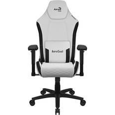 Sedie da gioco AeroCool CROWNMOONSW sedia per videogioco Sedia per gaming universale Seduta imbottita Bianco
