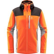Haglöfs Vassi Mid Hoodie - Flame Orange/Concrete
