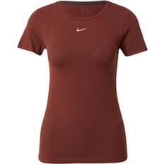 Nike Dri-FIT ADV Aura Slim-Fit Short-Sleeve T-shirt Women - Bronze Eclipse/Reflect Silver