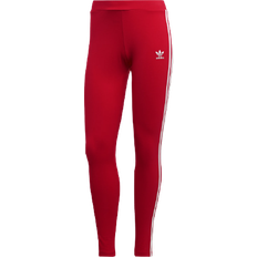 Rot Leggings Adidas Women's Originals Adicolor Classics 3-Stripes Leggings - Vivid Red