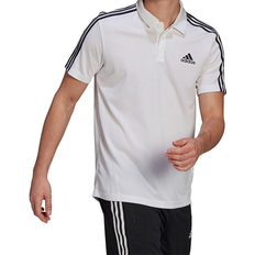 Fitness & Gym - Wit Polo's Adidas M 3s Ps - White