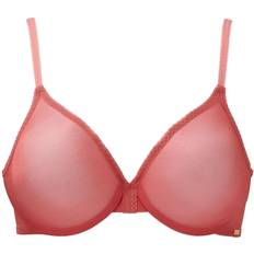 F - Rot BHs Gossard Glossies Sheer Moulded Bra - Raspberry Sorbet