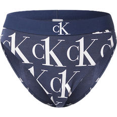 Bademode Calvin Klein CK One Plush Bikini Brief - Plush CK1 Print/Blue/Shadow