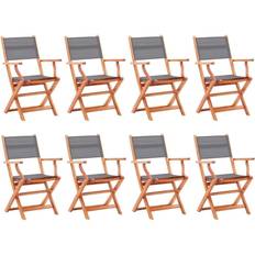 vidaXL 3086965 8-pack Garden Dining Chair