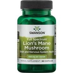 Lions mane Swanson Lions Mane Mushroom 500mg 60 Stk.