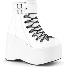 Demonia Kera-21 - White Vegan Leather