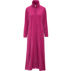 Velour Bathrobe - Cerise