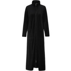 Velour Bathrobe - Black
