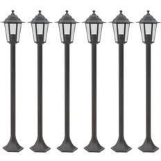 Bronze Stolpebelysning vidaXL Garden Stolpelampe 110cm 6stk
