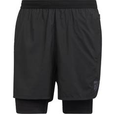 Two in one shorts adidas Adizero Two-in-One Shorts Men - Black