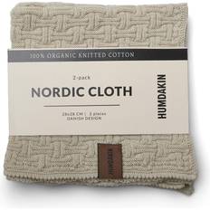 GOTS (Global Organic Textile Standard) Diskdukar Humdakin Nordic 2-pack Diskduk Grå (28x28cm)