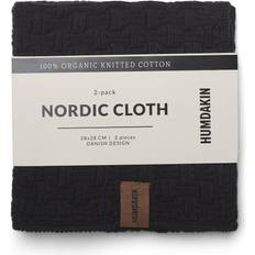 Square Dishcloths Humdakin Nordic 2-pack Dishcloth Grey (28x28cm)