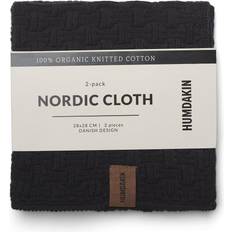 Humdakin Nordic 2-pack Karklud Grå, Sort (28x28cm)
