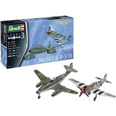 Scale Models & Model Kits Revell Combat Set Messerschmitt Me262 & P-51B Mustang 03711