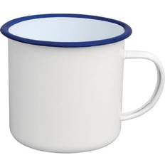 Olympia Large Enamel Soup Mugg 67cl 6st