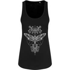 Grindstore Women's Death Head Moth Floaty Tank - Black