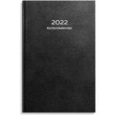 Kontorskalender Burde 2022 Kontorskalender Black Konstläder