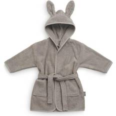 Gråa Morgonrockar Barnkläder Jollein Bathrobe - Storm Grey (060-808-00094)