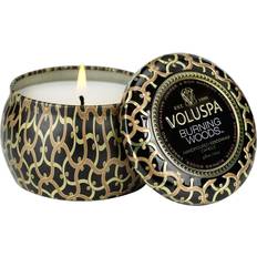 Beige Tuoksukynttilät Voluspa Burning Woods Petit Tin