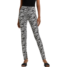 River Island Zebra Bum Sculpt Skinny Jeans - Black