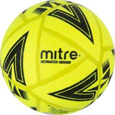 4 Footballs Mitre Ultimatch League Soccer Ball - Yellow/Black