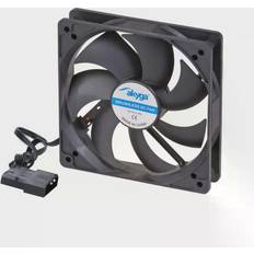 Ventilatorer på tilbud Akyga AW-12A-BK 120mm