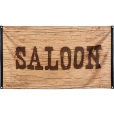 Vegaoo Drapeau Wild West 90 x 150 cm Polyester Marron