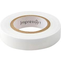 Tape, B: 12,7 mm, hvid, 80m