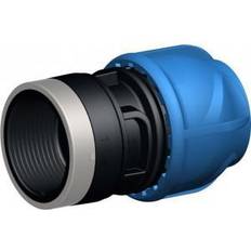 +GF+ iJOINT plastfitting – Gevindovergang m. kompressionskobling/muffe, 75 mm x 3"