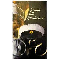 Studentkort Grattis Studenthattar