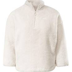 Reebok Dame Gensere Reebok MYT Cozy Fleece Quarter Zip Sweatshirt - Stucco