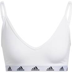 Adidas Femme Soutiens-gorge Adidas Brassière Purebare Maintien Léger - White/Black