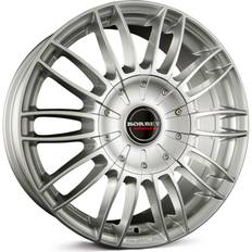 Fälgar 5 x 160 Borbet CW3 Sterling Silver 7.5x18 5x160 ET50 Nav65.1
