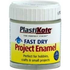 Plasti-Kote Fast Dry Enamel Paint B4 Bottle Gloss White 59ml