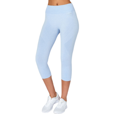 USA Pro Seamless Capri Cropped Leggings Women - Brunera Blue