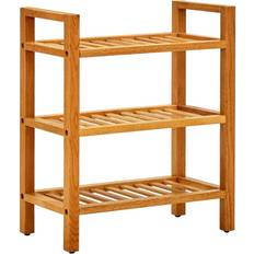 Oaks Shoe Racks vidaXL 3 Shelves Shoe Rack 19.7x23.6"