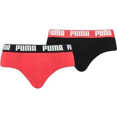 Puma Men's Basic Briefs 2-pack - Red/Black