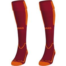 JAKO Lazio Socks Kids - Wine Red/Neon Orange