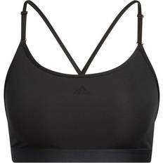 Adidas Donna Reggiseni Adidas Aeroreact LS Train Light Support Good - Black Female