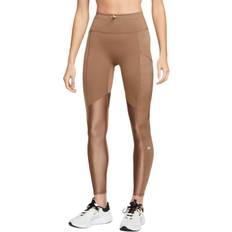 Kompression tight women Nike Dri-FIT Run Division Epic Luxe Tight Women - Archaeo Brown/Pink Oxford