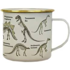 Gift Republic Enamel Cross Dinosaur Mug 50cl