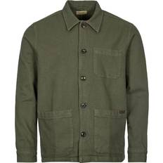 Camisa de sobrecamisa - Hombre Chaquetas Nudie Jeans Barney Worker Overshirt - Olive