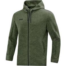 Elastan/Lycra/Spandex - Unisex Pullover JAKO Premium Basics Hooded Jacket Unisex - Khaki Melange