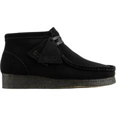 40 - Dam Mockasiner Clarks Wallabee - Black Suede
