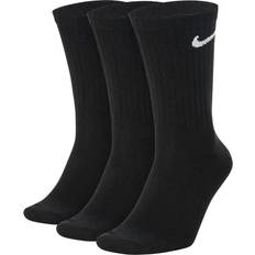 Men - Polyester Underwear NIKE Everyday Lightweight Training Crew Socks 3-pack - Black/White