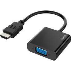 Hama HDMI-VGA/3.5mm M-F 0.5ft