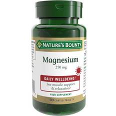 Magnesium 250mg Natures Bounty Magnesium 250mg 100 stk