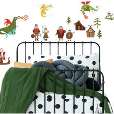 Kid's Room RoomMates Dragons & Vikings Wall Decals