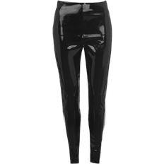 Faux Patent Leather Legging - Black